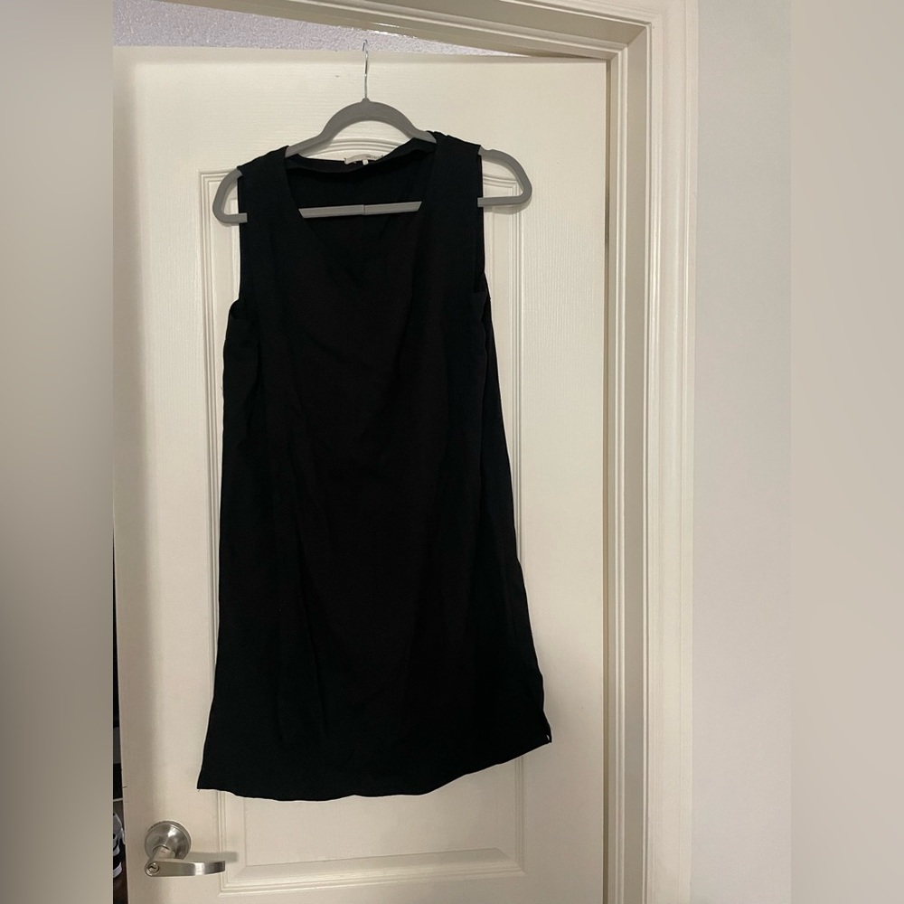 Oak and Fort Classic sleeveless black dress